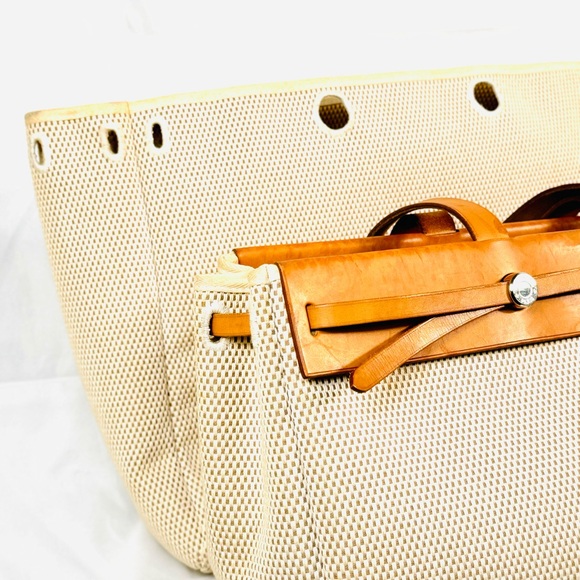 Hermes Herbag Cabas MM convertible bag with COA - Picture 6 of 16